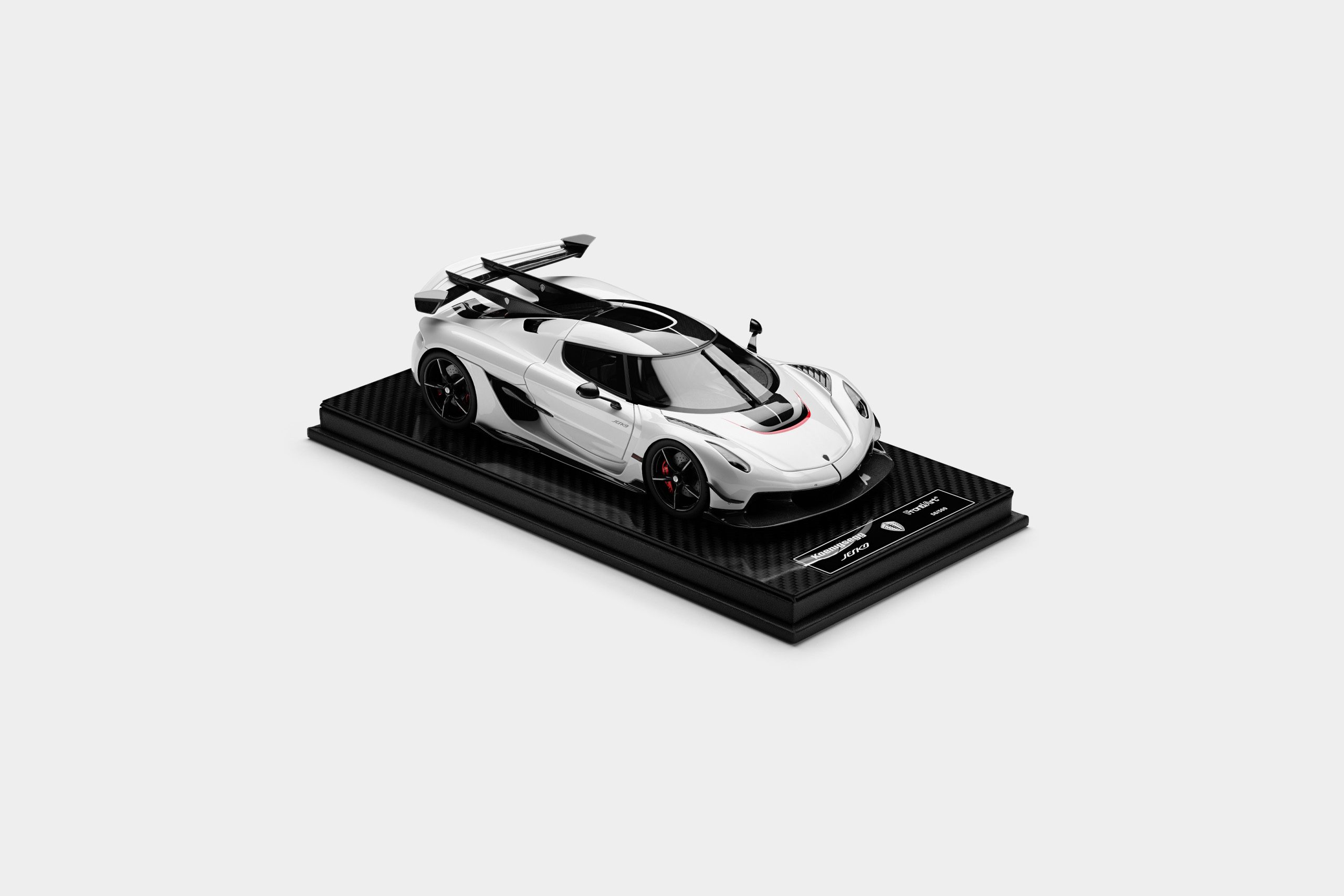 Jesko Attack Crystal White 1:18 - Image 2