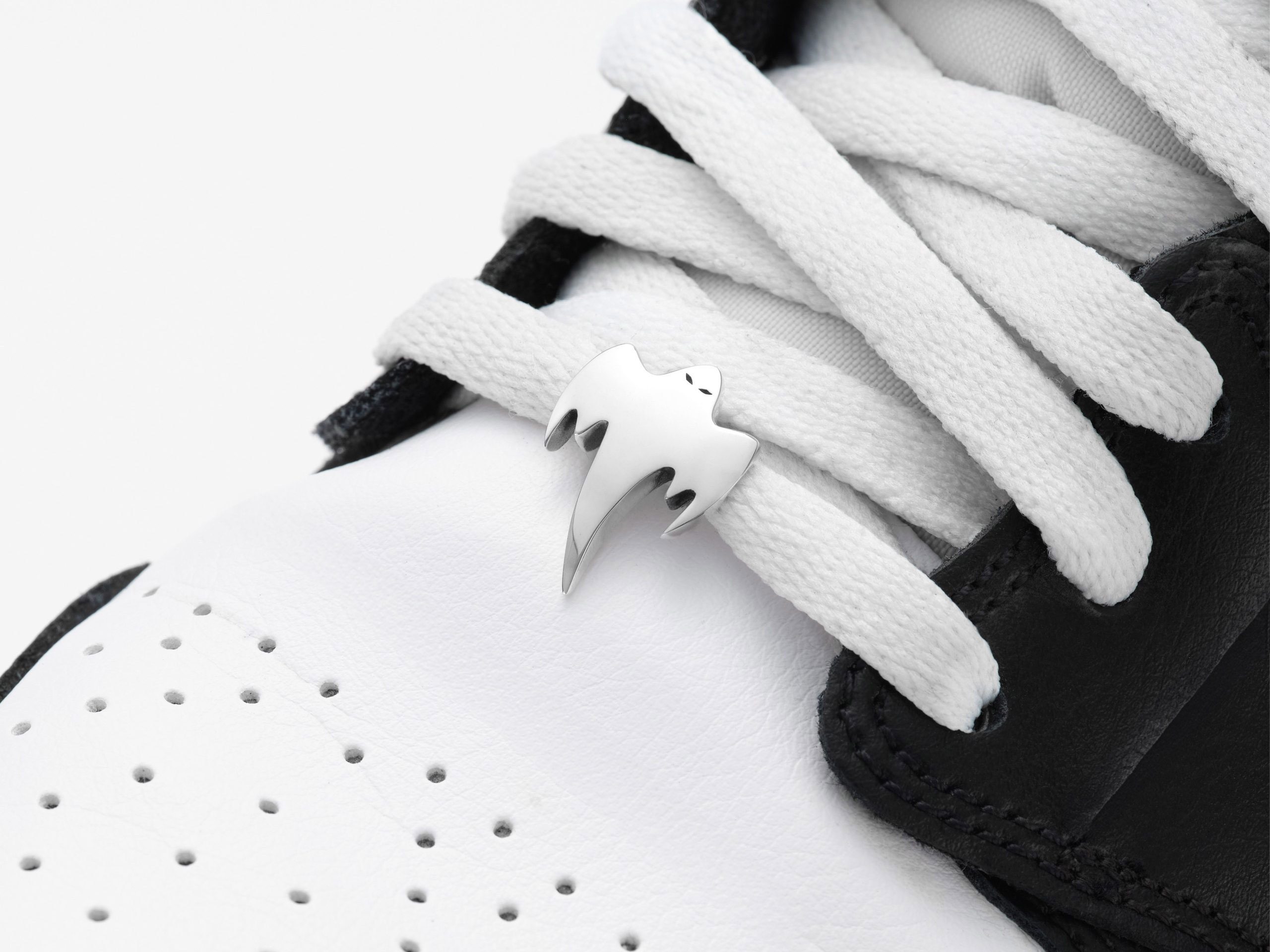 Ghost Sneaker Charm Silver