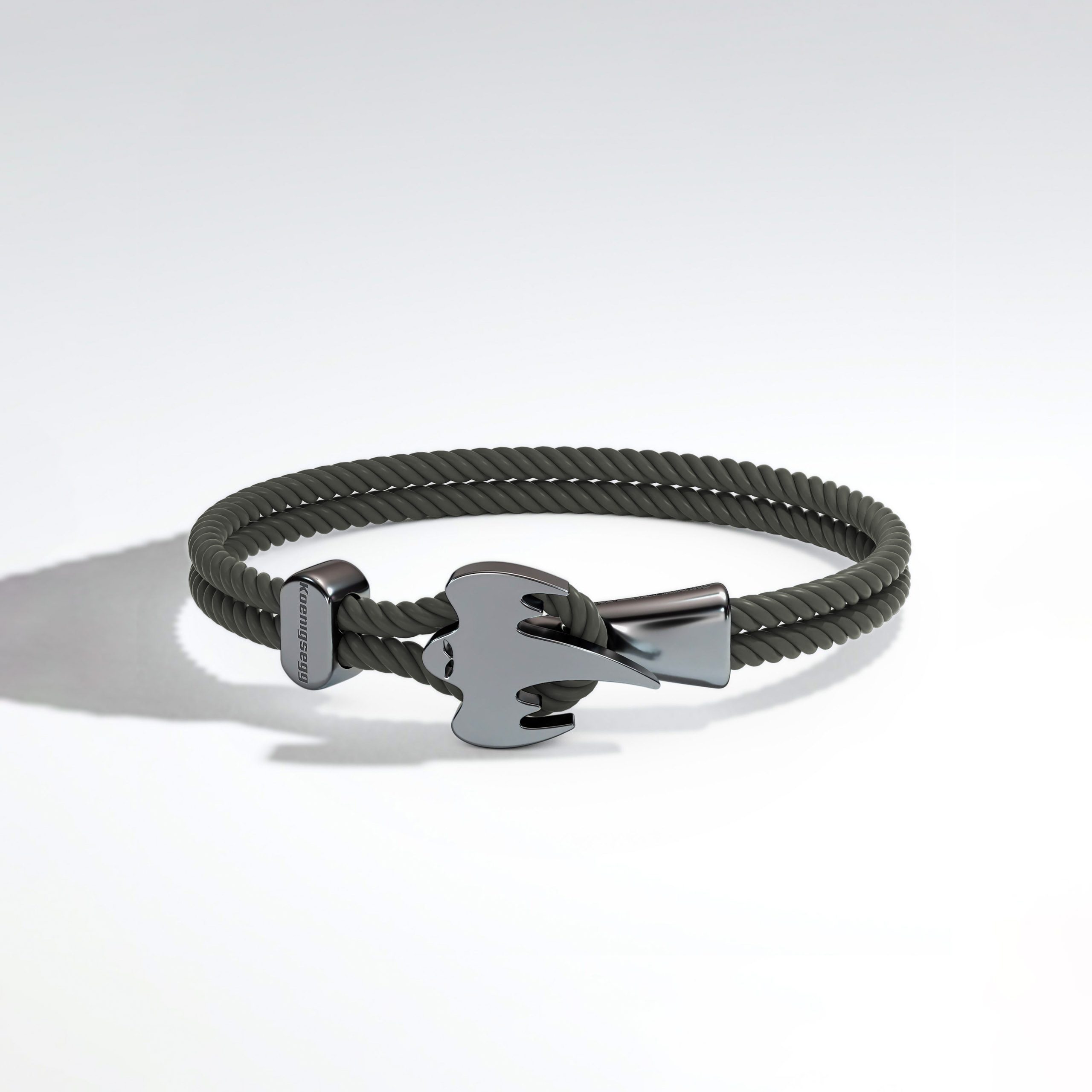 Ghost Braided Bracelet Oxidised Black