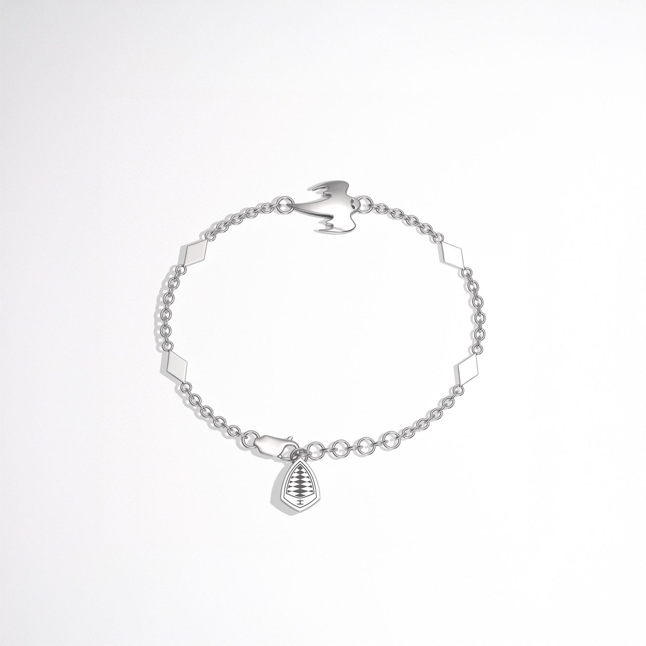 Ghost Silver Charm Bracelet
